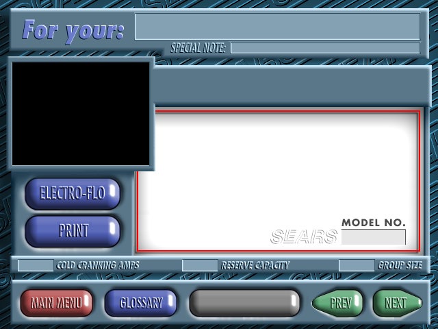 Sears Diehard Battery Kiosk