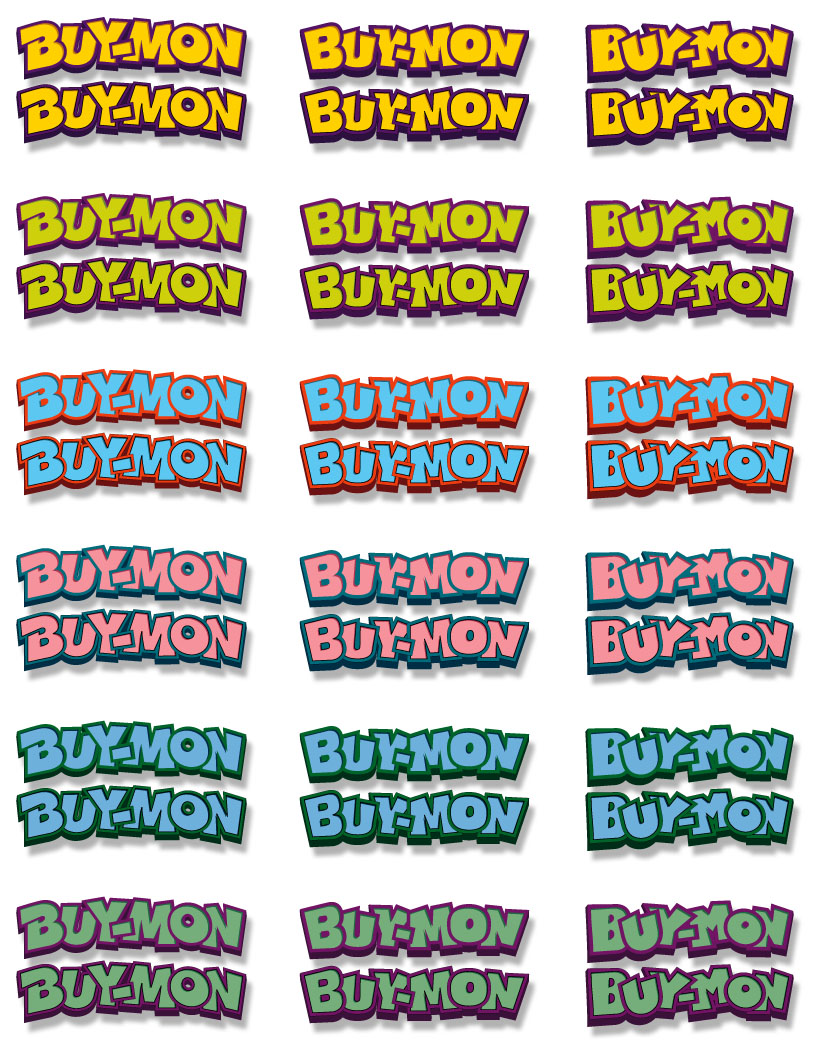 Buymon Characters and Logo