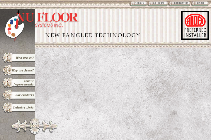 NuFloor Systems Web Site Design