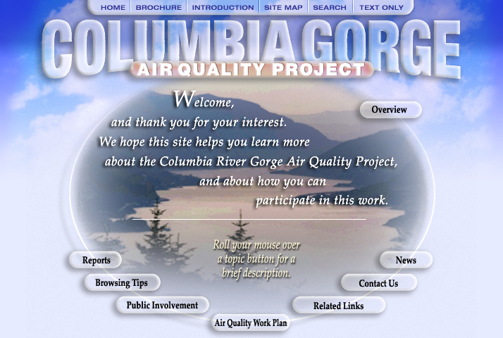 Columbia River Gorge DEQ Web Ideas