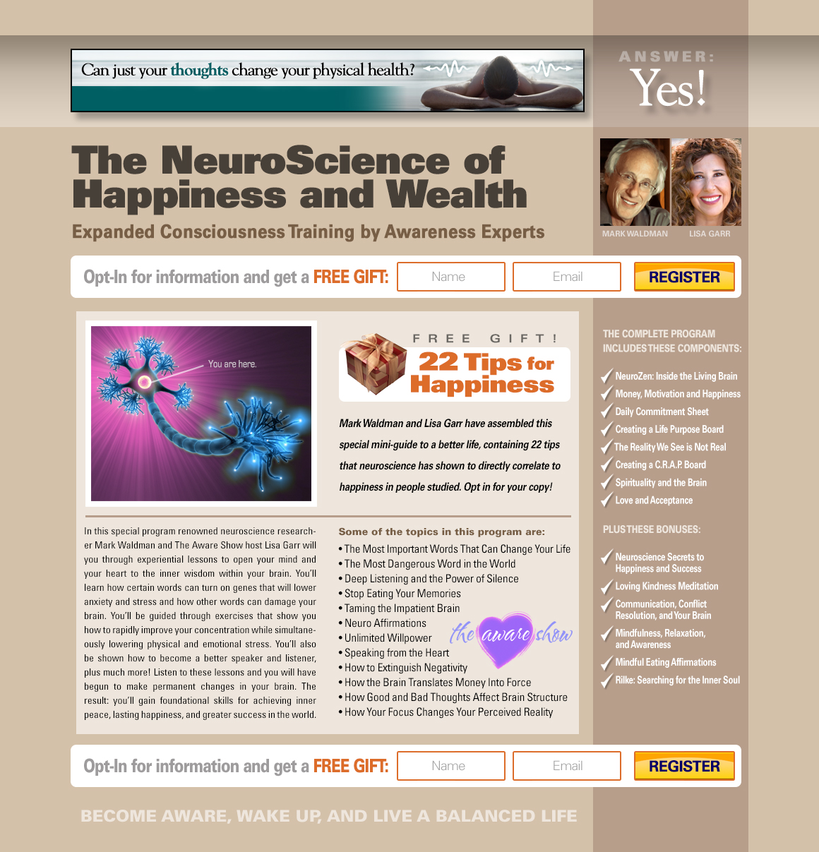 Neuroscience of Happiness Squeeze Pages