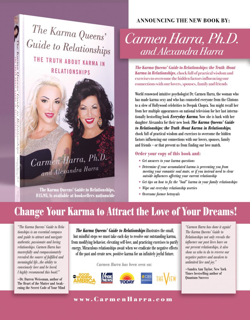 Carmen Harra Book Signing Flyer