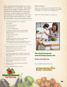 Food Revolution Network Plant Powered Guidebook
