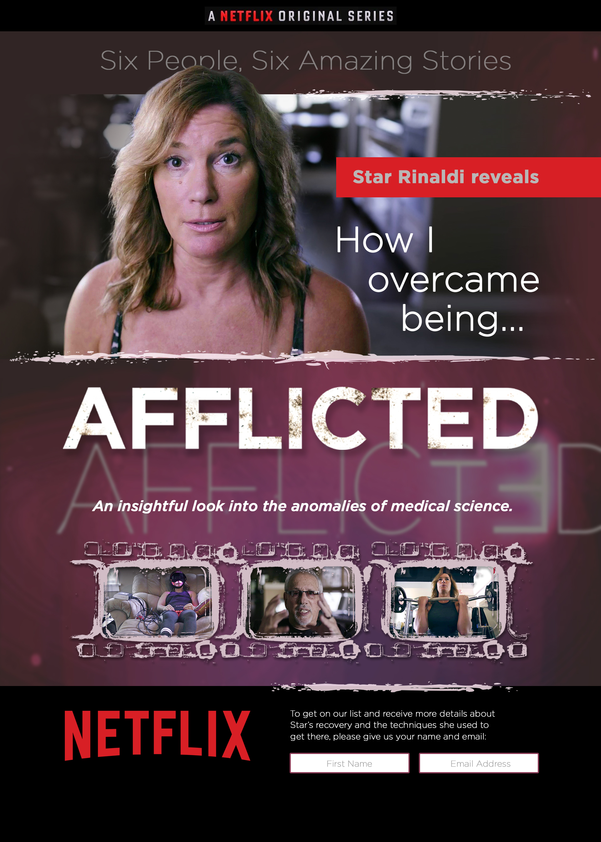 Netflix Afflicted TV Series Landing Page