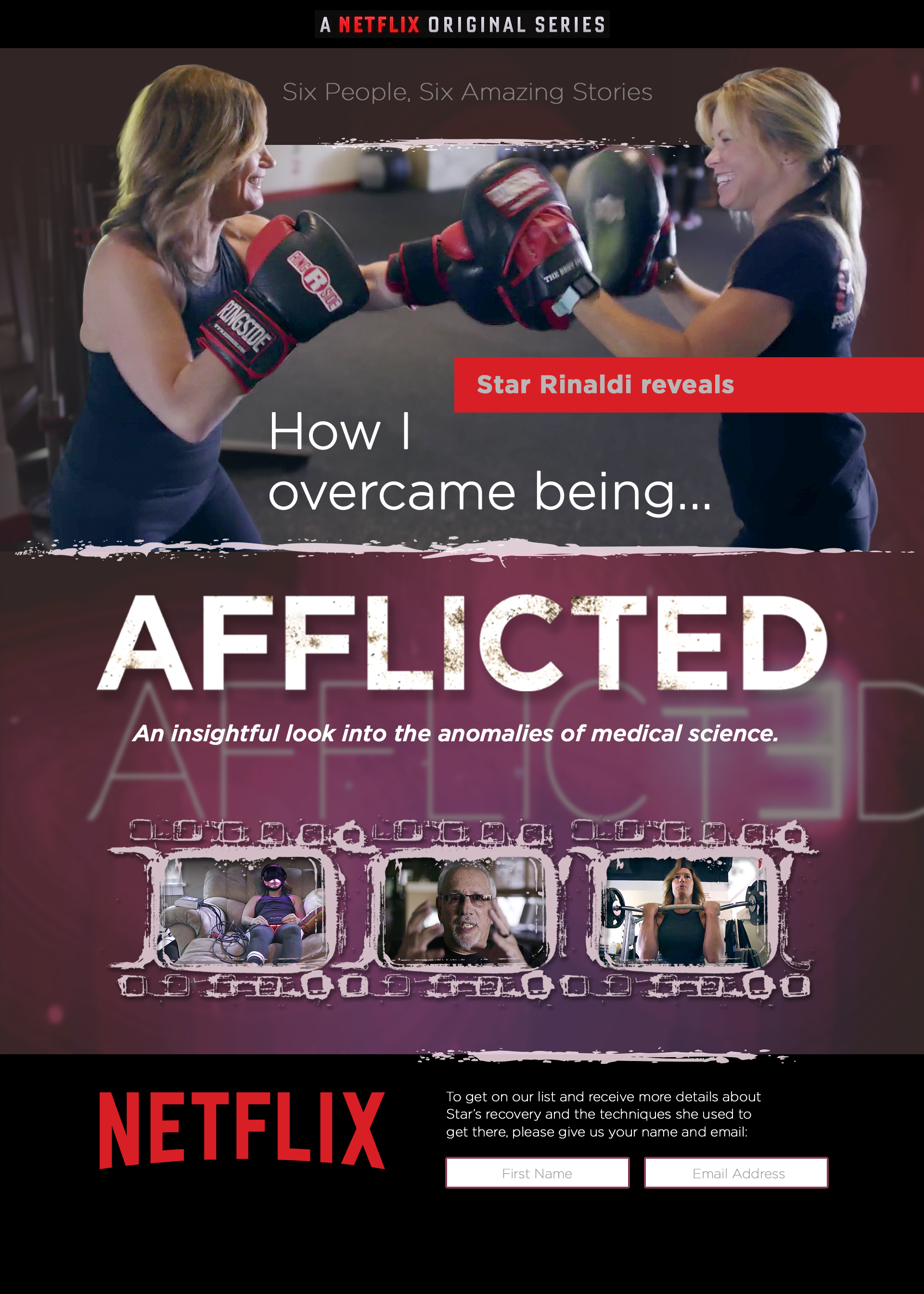 Netflix Afflicted TV Series Landing Page