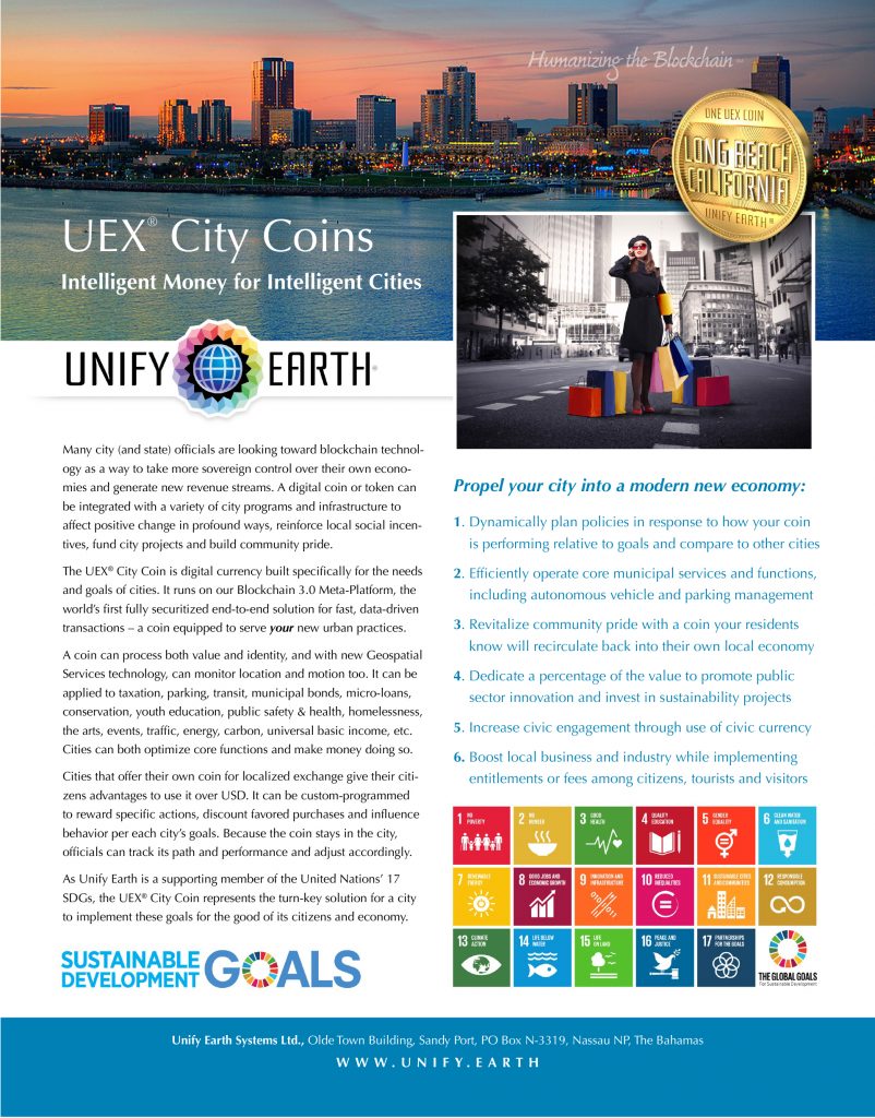 Unify Earth Sales One-Sheets