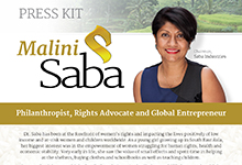 Malini Saba Press Kit